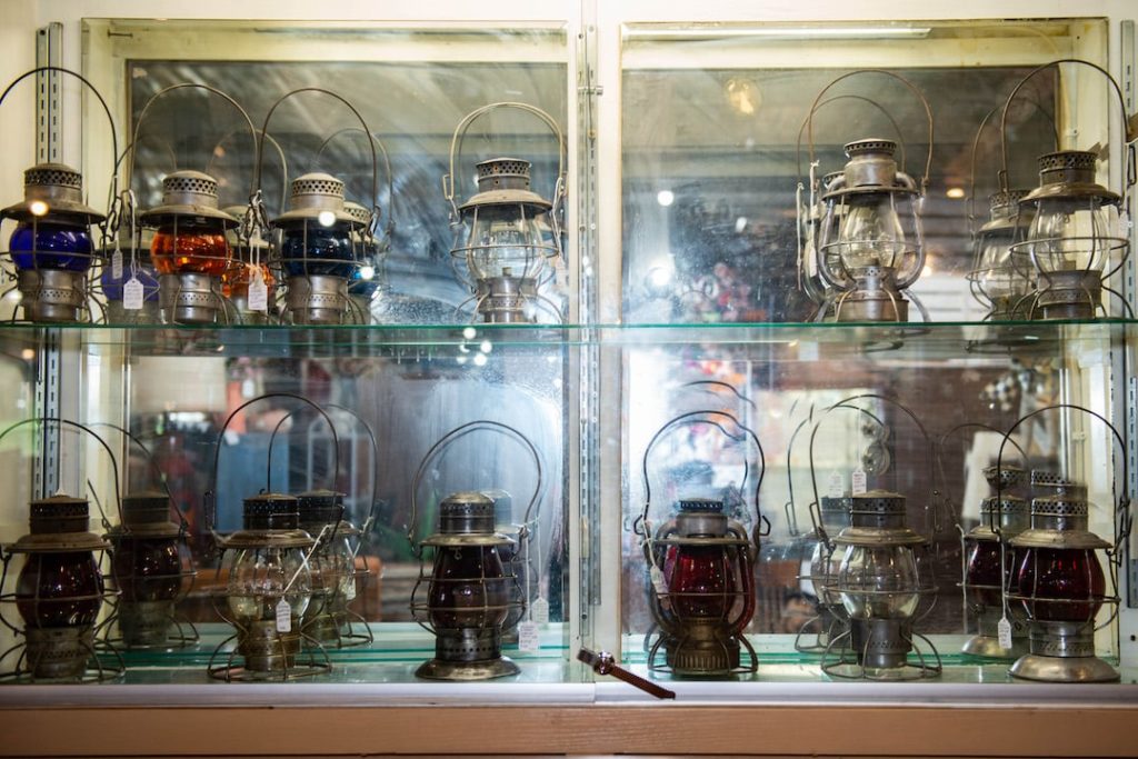 Charlie Blonde Antiques lanterns